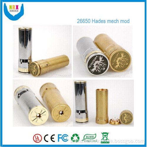 E Cig 26650 Stainless Steel Mechanical Mod Hades